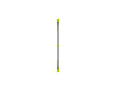 LEAF frame without filter, end view
