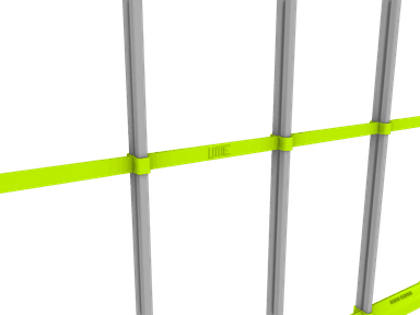 LEAF logo detail on the empty frame